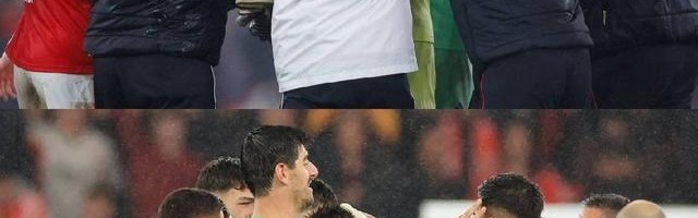 开云APP-赢得对手尊重，库尔图瓦赛后向特鲁宾拥抱致意