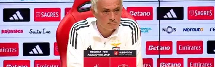 穆里尼奥：作为葡萄牙教练，只有我一人达到世界级高度